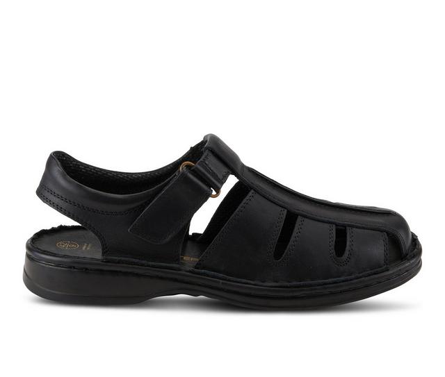 Men's SPRING STEP Laredo Outdoor Sandals in Black color