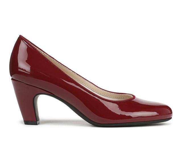 Women's LifeStride Parigi Plus Pumps in Dark Cherry color