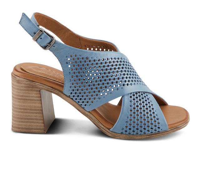 Women's SPRING STEP Luanca Dress Sandals in Blue color