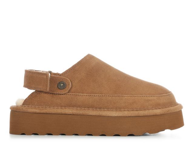 Women's Bearpaw Brooke Winter Clogs in Hickory color