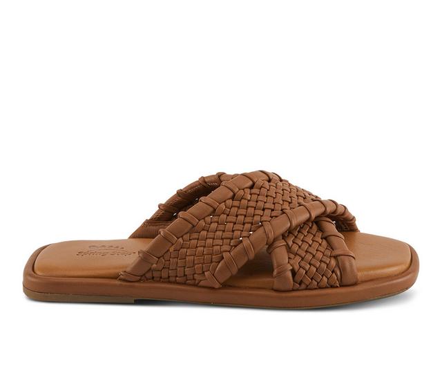 Women's SPRING STEP Montauk Sandals in Brown color