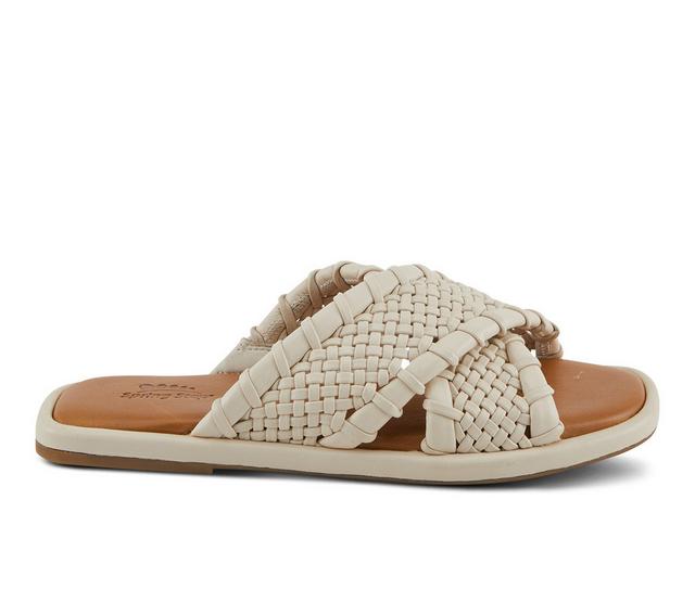 Women's SPRING STEP Montauk Sandals in Ivory color
