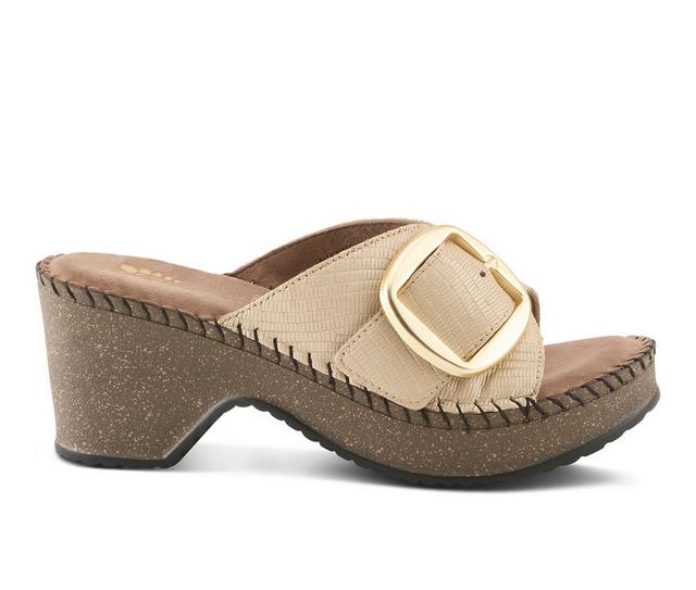 Women's SPRING STEP Nienna Dress Sandals in Gold color
