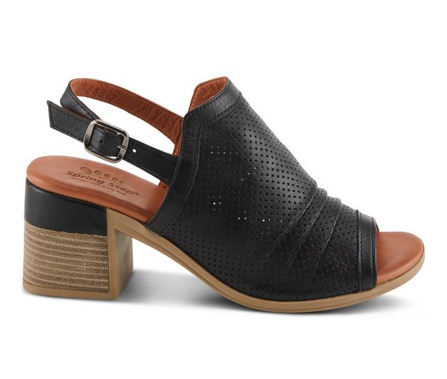 Women's SPRING STEP Nocitum Dress Sandals in Black color