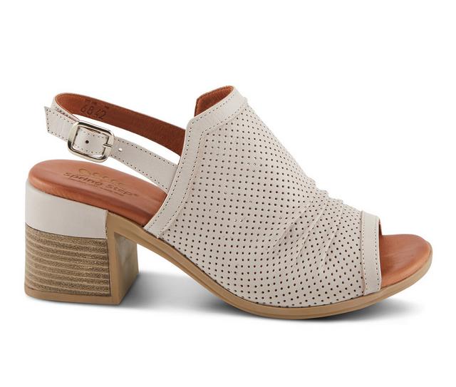 Women's SPRING STEP Nocitum Dress Sandals in Stone color