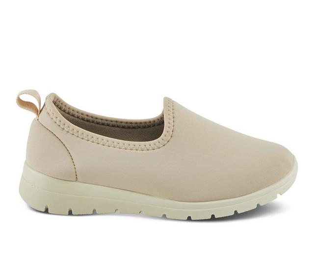 Women's Flexus Anisia Slip-On Shoes in Beige color