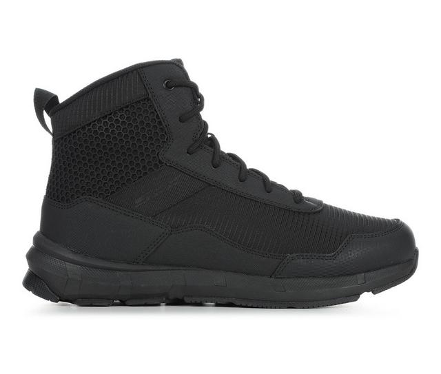 Men's Skechers Work 200421 Terradraft Work Boots in Black color