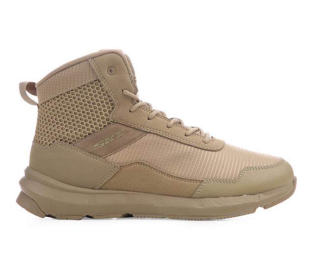 Men's Skechers Work 200421 Terradraft Work Boots in Camel color