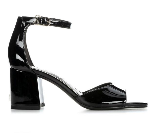 Women's Sam & Libby Leanne Dress Sandals in Black Patent color