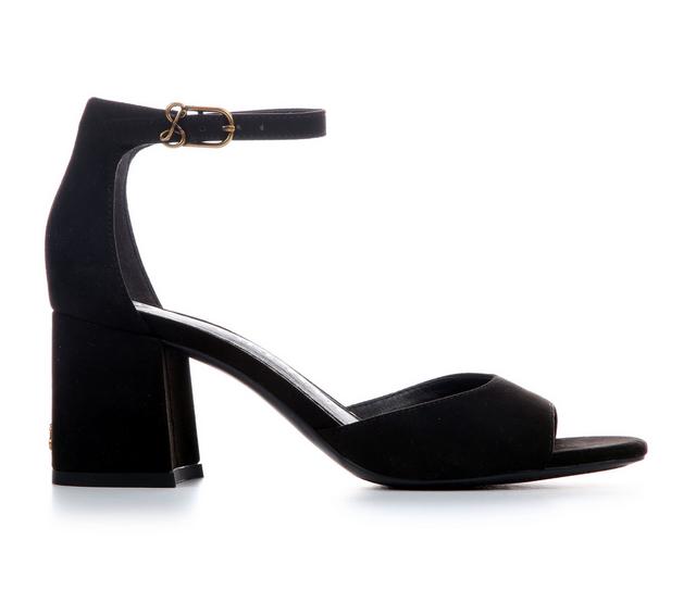 Women's Sam & Libby Leanne Dress Sandals in Black Micro color