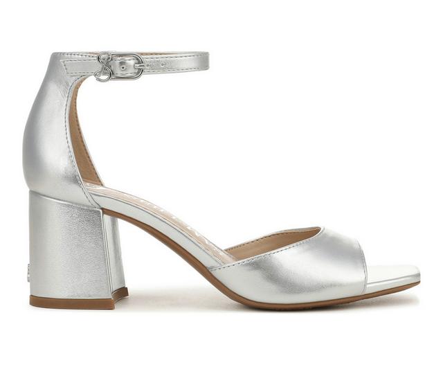 Women's Sam & Libby Leanne Dress Sandals in Soft Silver color