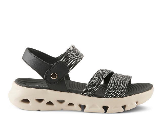 Women's Flexus Garlina Sandals in Black color