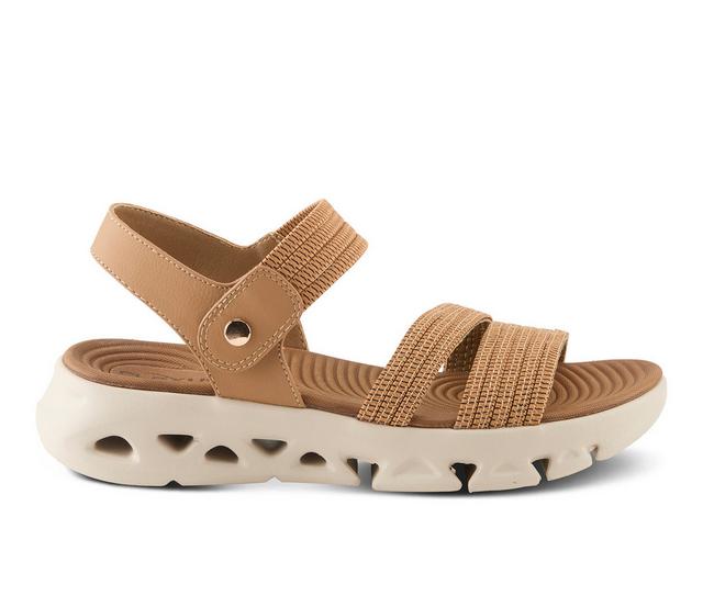 Women's Flexus Garlina Sandals in Tan color