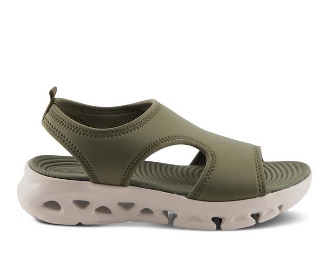 Flexus Guzman Sandals in Olive Green color
