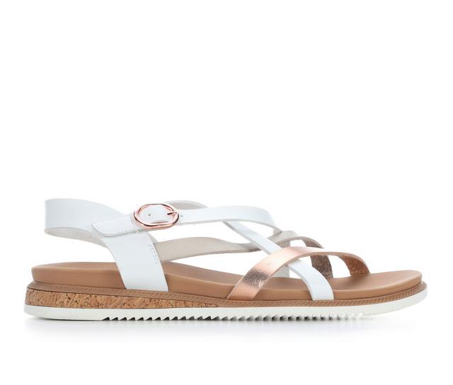 Women's BOBS Desert Kiss Low 114709 Sandals in White color