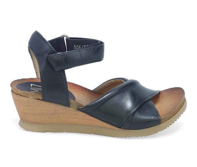 Women's Miz Mooz Sofie Wedges in Black color
