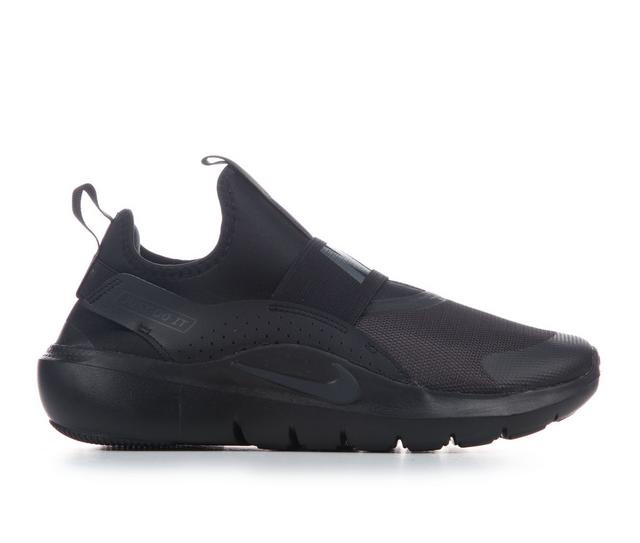 Kids' Nike Big Kid Flex Runner 4 Running Shoes in Black/Black color