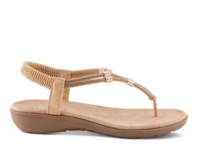 Women's Patrizia Biddle Flip-Flops in Gold color