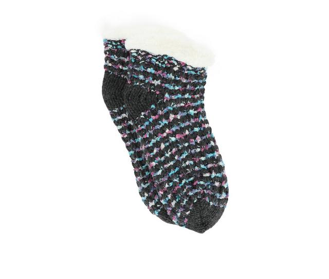FireSide Womens Shortstocking in Grey Space Dye color
