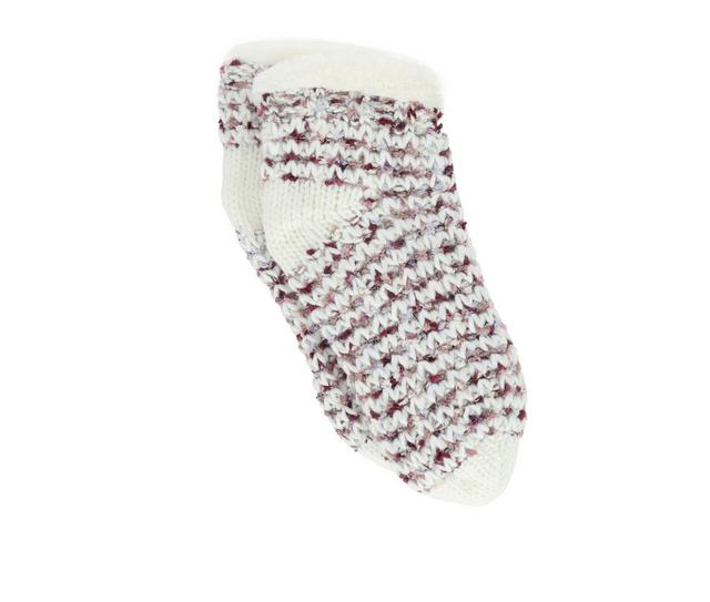 FireSide Womens Shortstocking in Cream Space Dye color