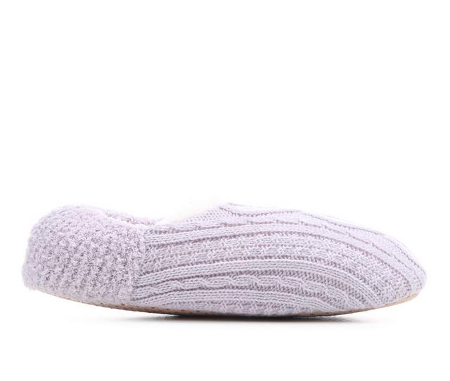 FireSide Womens Cuff Slipper in Purple Cable color