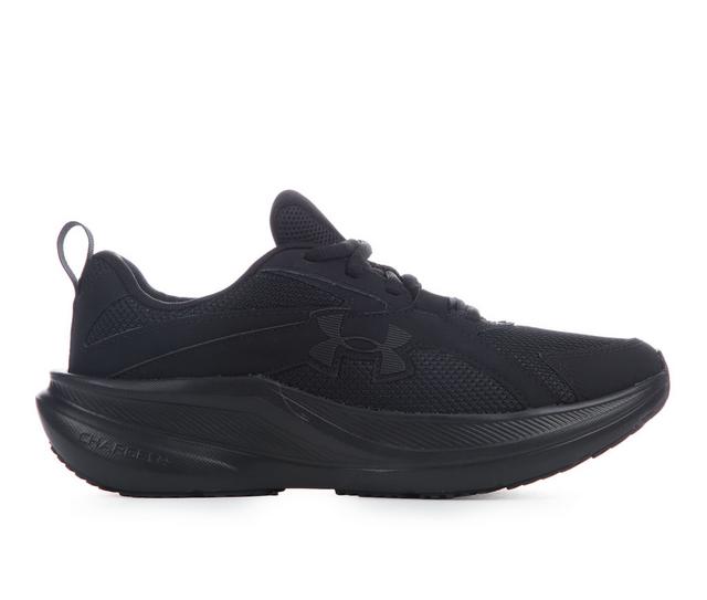 Women's Under Armour Charged Assert 11 Running Shoes in Black/Black 002 color