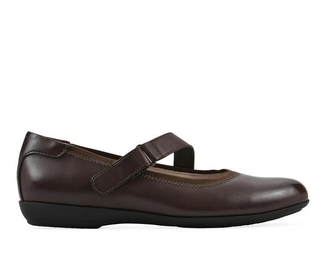 Women's Cliffs by White Mountain Carwen Flats in Dark Brown color
