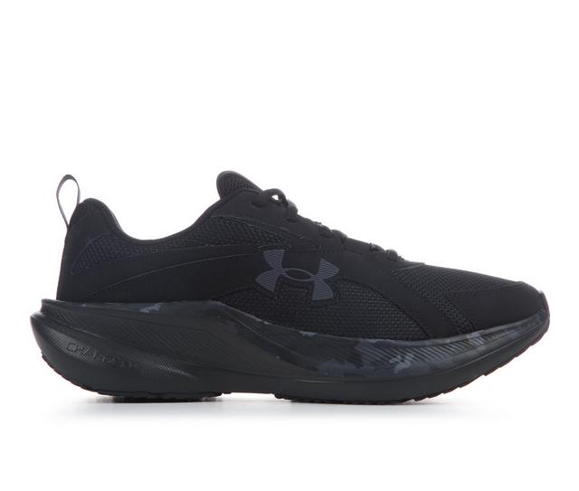 Men's Under Armour Charged + Assert 11 Running Shoes in Black Camo color