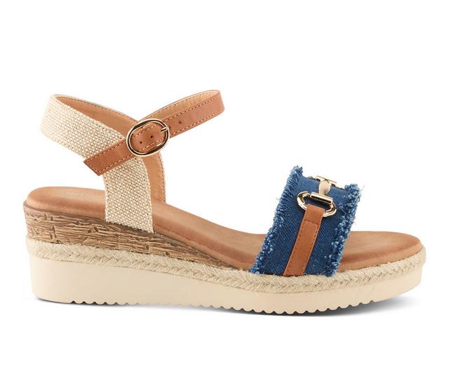 Women's Patrizia Lemire Wedges in Dark Denim Blue color