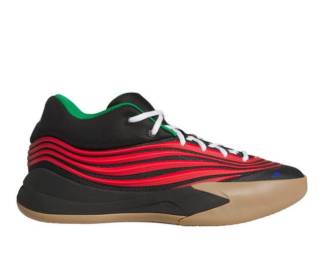 Men's Adidas Dame X Basketball Shoes in Black/Pur color