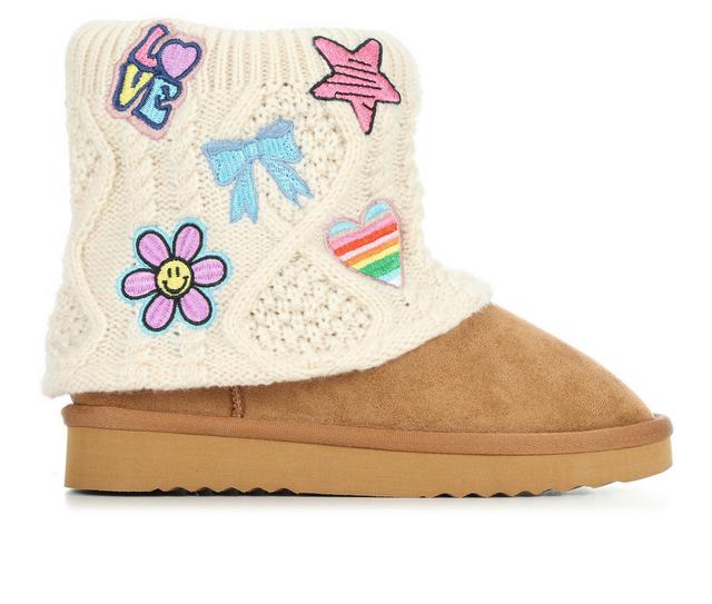 Girls' Steve Madden Little Kid & Big Kid Jfrosty Boots in Cognac color