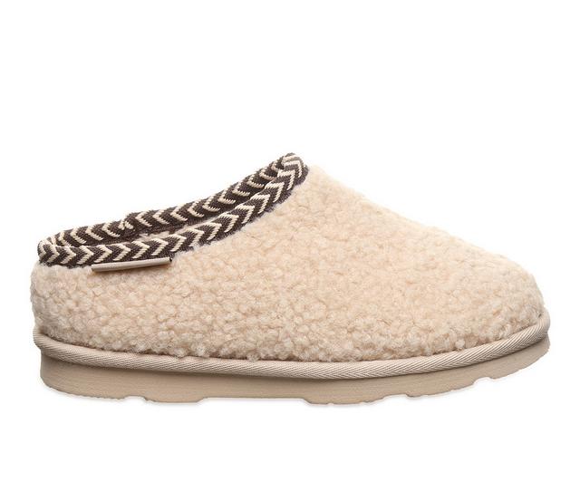 Girls' Bearpaw Little Kid & Big Kid Snuggle Tabitha Slippers in Oat color