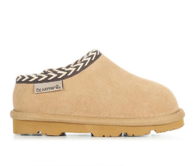Girls' Bearpaw Toddler & Little Kid Tabitha Slippers in Iced Coffee color