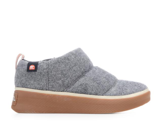 Women's Sorel Out N About Mini Puffy Winter Boots in Chrome/Grey color