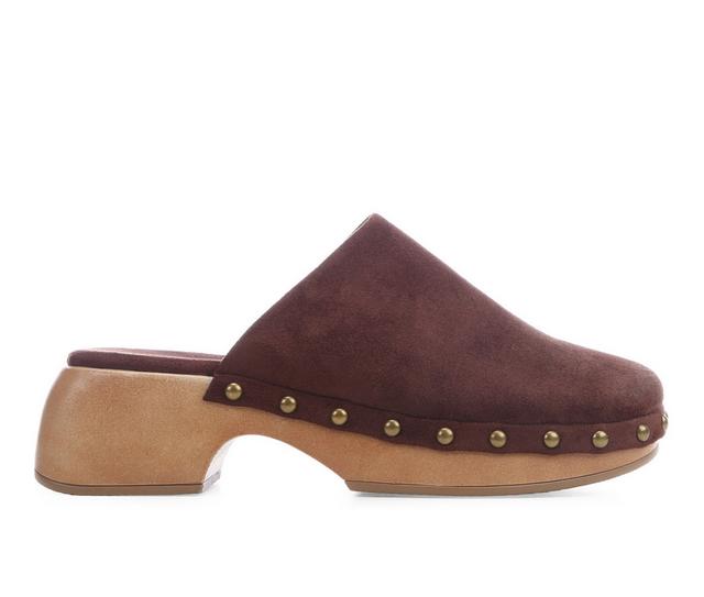 Women's Pierre Dumas Jeda 2 Clog in Brown color