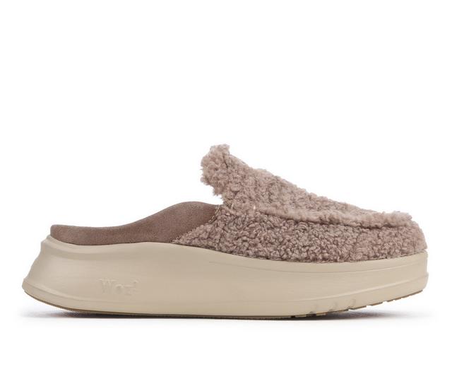 Women's Woz Jane-Cozy Slip-On Mules in Camel color