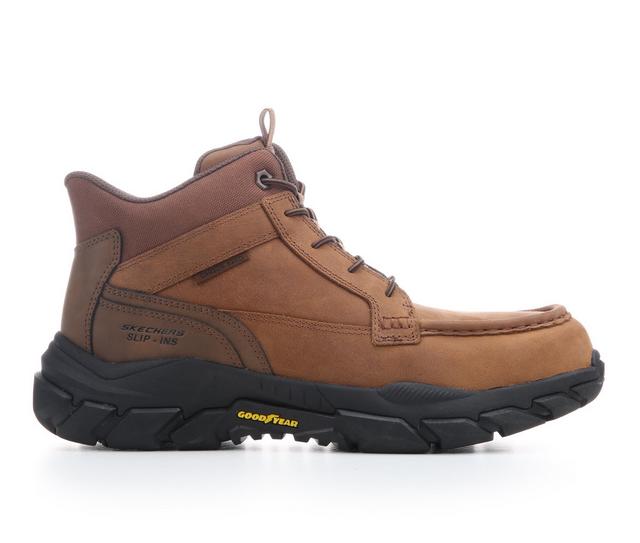Men's Skechers Work 200459 Santoro Work Boots in Crazy Horse color