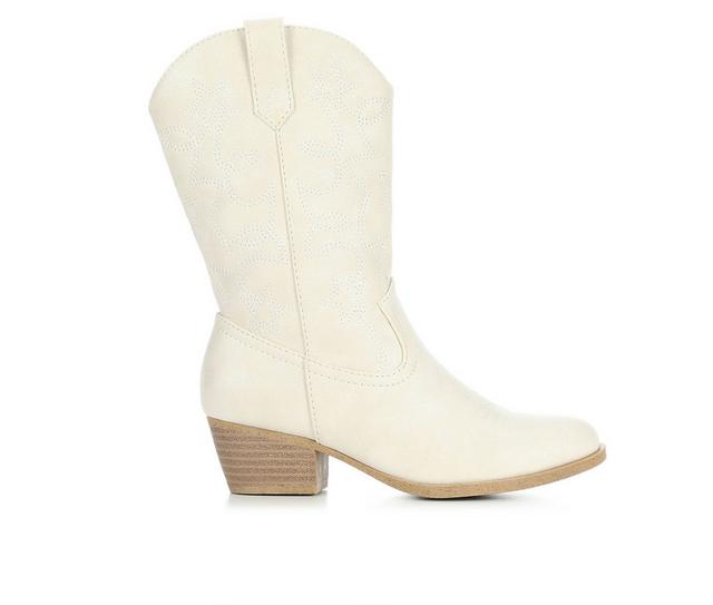 Girls' Jellypop Little Kid & Big Kid Katie Jo Cowboy Boots in Bone color