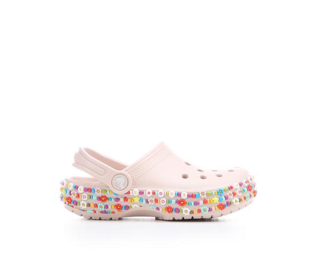 Kids' Crocs Infant & Toddler Classic Bead Friends Clog in Quartz color