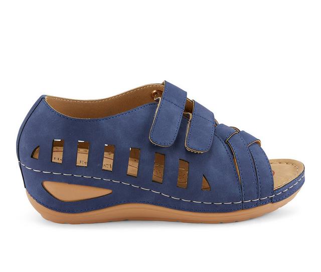 Women's Henry Ferrara Indiana Sneakers in Navy color