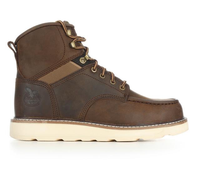 Men's Georgia Boot GB00667 Core 37 Wedge NS Work Boots in Brown color