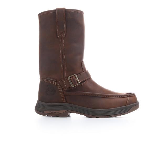 Men's Georgia Boot Athens Superlyte Size Zip Cowboy Boots in Brown color