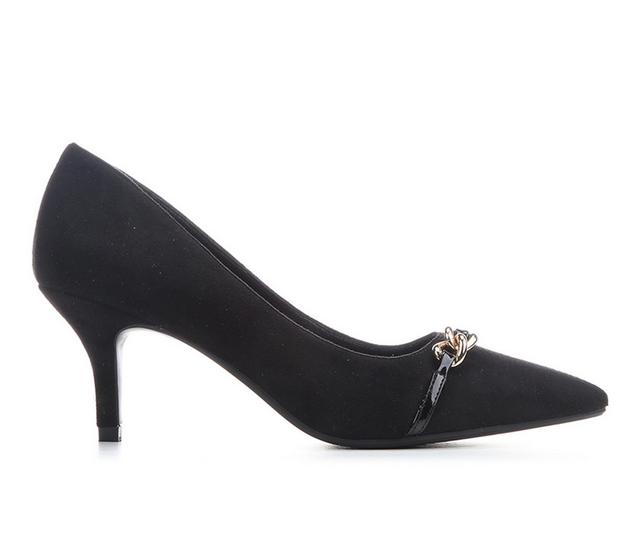 Women's Shu Shop Olympia Pumps in Black Suede color