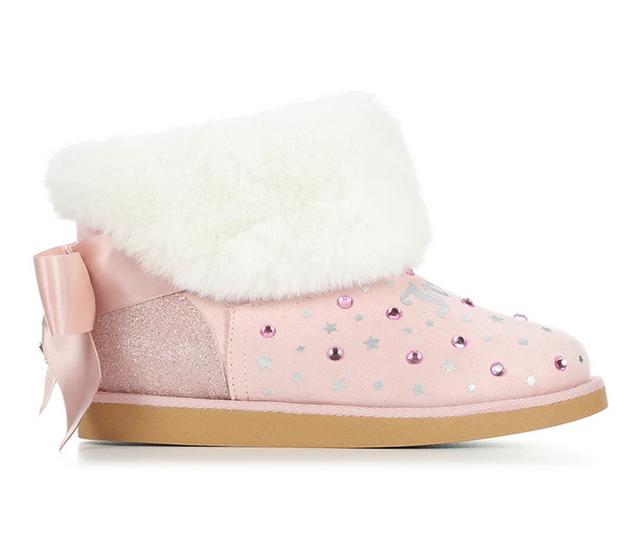 Girls' Juicy Little Kid & Big Kid Kian Booties in Pink color