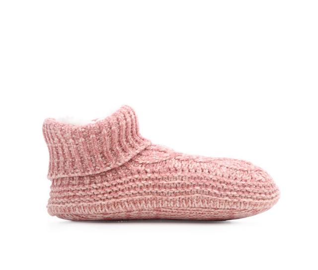 MUK LUKS Tall Cuff Slipper in Pink color