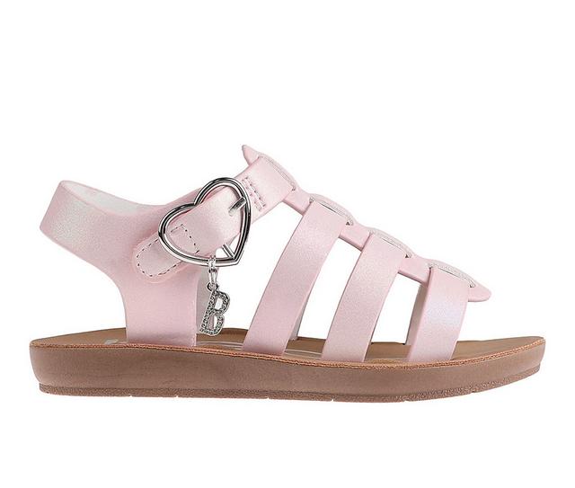 Girls' Bebe Toddler Patty Sandals in Blush color