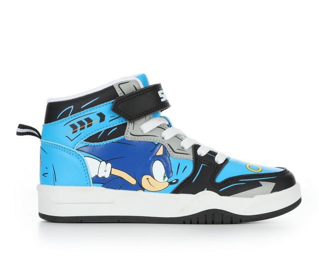 Kids' Nickelodeon Little Kid & Big Kid Sonic Mid Top Sneakers in Blue/Black color