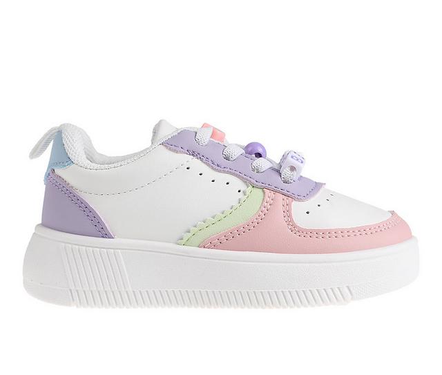 Girls' Bebe Toddler Lisa Sneakers in Multi 1 color