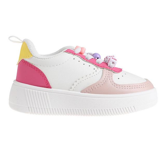Girls' Bebe Toddler Lisa Sneakers in Multi 2 color