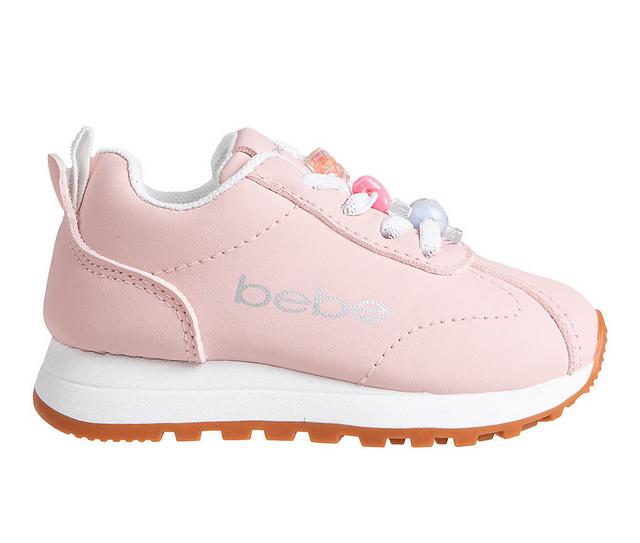 Girls' Bebe Toddler Maggie Sneakers in Blush color